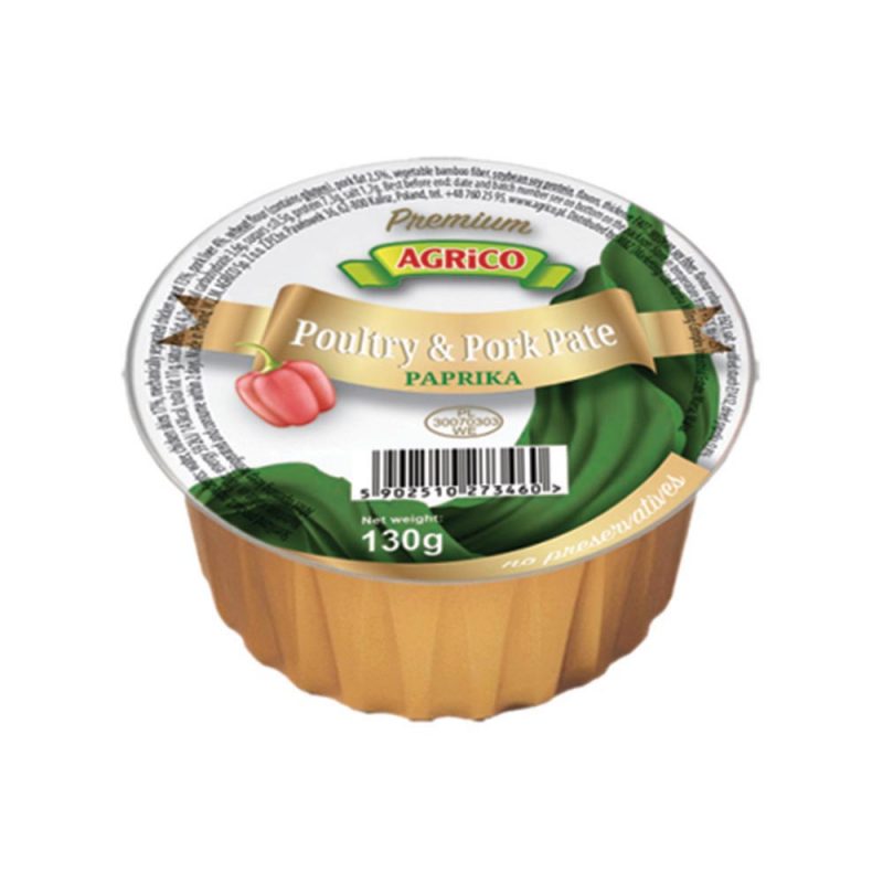 Agrico Premium Poultry and Pork Paprika Pate 130g